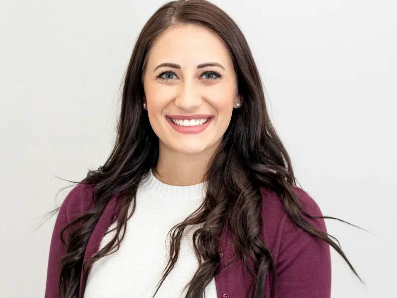 Smiling real estate agent